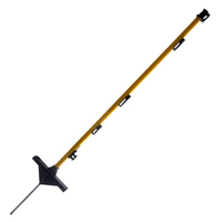 Poste de Fibra de Vidrio para Cercas de 840 mm, Ligero y Aislante, Fácil de Instalar para Granjas, Patios, Barandas Temporales