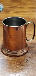 Craftsy Home Modern Luxury Handmade Decorative Copper <b>Mug</b> Antique Finish <b>Large</b> Capacity Mint Julep Cup for Home Wedding Table - Product Image 4