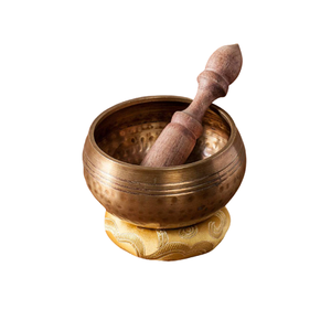 Cuenco de metal hecho a mano para cantar, campana de canto lisa para decoración, yoga, meditación y fines curativos - Product Image 3