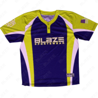 Maillots de baseball personnalisés pour hommes, conçus pour le confort et la performance, style équipe, vierges, écologiques, coupe ample