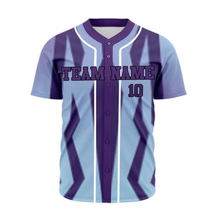 Maillot de baseball respirant pour hommes avec coutures durables et impression personnalisée du logo de l'équipe pour les équipes professionnelles - Product Image 5