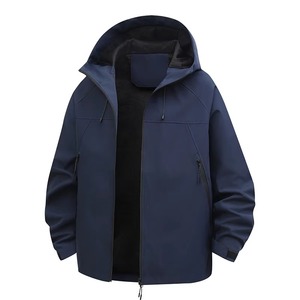 Chaqueta Impermeable con Capucha, Chaqueta Deportiva Ligera de Poliéster, Impermeable, Cortavientos, para Senderismo al Aire Libre - Product Image 1
