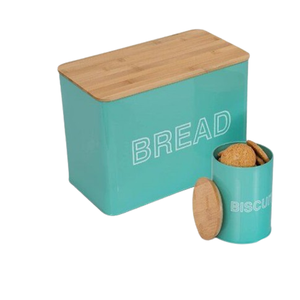 Boîte à pain moderne en métal sur mesure, conteneur de rangement alimentaire, boîte à pain en étain blanche peinte à la main, gain de place - Product Image 5