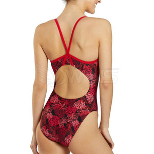 Maillot de bain une pièce coupe haute au design tendance, couleur personnalisable, en Spandex/Polyester de haute qualité, respirant, à prix abordable - Product Image 3