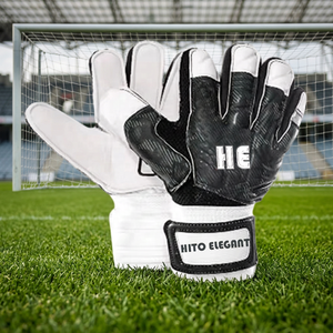 Gant de gardien de but de football pour jeunes de qualité supérieure avec matériau en latex antidérapant et résistant à l'usure Gants de gardien de but à forte adhérence confortables - Product Image 3