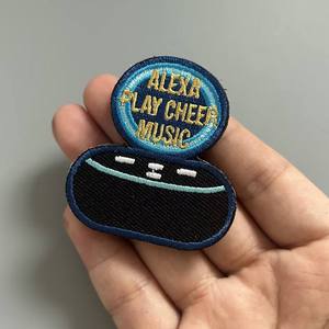 Wholesale Custom Iron On Embroidery Patch 3D <b>Puff</b> Logo Badge for Clothing Hats Backpacks Jackets Uniforms Eco Friendly OEM Manuf - Product Image 5