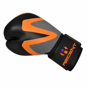 Guantes de Boxeo Sanda de Cuero Genuino para Entrenamiento Profesional, con Logotipo Personalizado, Cierre de Gancho y Bucle, Correa de Muñeca Ajustable, Tela de Paracaídas Coreana - Product Image 2