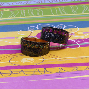 Wedding Wear 925 Sterling <b>Silver</b> Gold Plated Jewelry <b>Emerald</b> Gemstone Women Wear Classic Couple <b>Ring</b> - Product Image 5