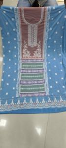 Estrella India pakistaní Georgette sin coser Shalwar Kameez Fondo francés pesado Dupatta Zarkan Piedras Secuencia Ropa DE TRABAJO - Product Image 2