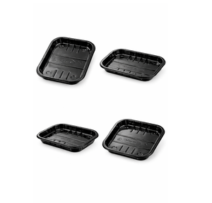 Bandejas de PET para comida, bandejas para viaje, bandejas dobles hornoables, bandejas listas para cocinar, bandejas para comidas preparadas, bandejas para envasado de alimentos, suministro a granel - Product Image 1