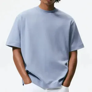 Camiseta de Algodón Lisa Moderna para Hombre, Transpirable, Suave, Ligera, Cómoda, Informal, para Uso Diario, Básica de Verano - Product Image 1
