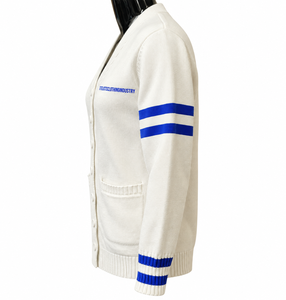 เสื้อสเวตเตอร์คอวี Zeta Phi Beta สำหรับชมรม/สมาคม/โรงเรียน/วิทยาลัย/มหาวิทยาลัย  คาร์ดิแกนถักลายโลโก้สำหรับทุกเพศ - Product Image 2