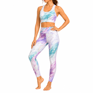 Conjunto de Yoga Sublimado, Suave y Agradable al Tacto, Diseño Personalizado, Sencillamente Magnífico - Product Image 1