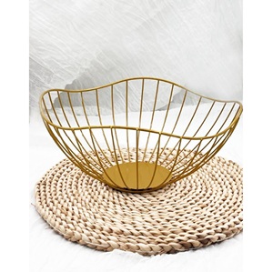 Panier à fruits en métal noir de style contemporain, panier de rangement pour aliments, décoration de table, panier à fruits au design moderne - Product Image 6