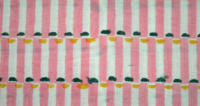 Tissu au mètre, tissu en coton rose imprimé au bloc indien, tissu indien, imprimé floral, tissu pour robe, tissu à coudre, textile indien