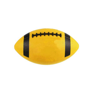 Ballon de rugby classique en caoutchouc extensible, design personnalisé, logo couleur sur mesure, pour sports de plein air, vente en gros 2026 - Product Image 3