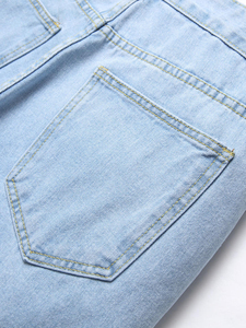 New Denim Jeans <b>Men</b> <b>Stretch</b> Straight Style Business Formal Casual 100% Cotton Blue Jeans Winter Autumn Breathable Eco-Friendly - Product Image 3