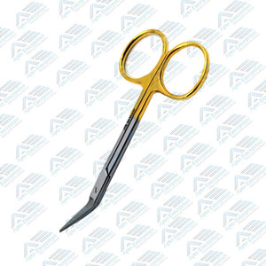 Tijeras Nasales de Punta Angulada Converse Graefe para Rinoplastia, Instrumentos Quirúrgicos Médicos de Acero Inoxidable con Borde de Carburo de Tungsteno - Product Image 2