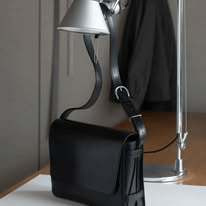 Bolso Bandolera Minimalista de Cuero Genuino, Resistente, Color Sólido, Unisex, Cierre Magnético, Impermeable - Product Image 2
