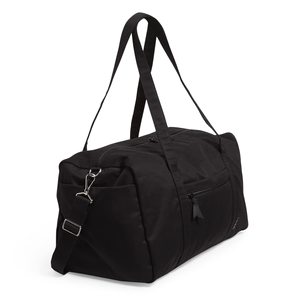 Black Nylon <b>Duffel</b> <b>Bag</b> With Zipper Closure Multi Functional Sport Gym Travel <b>Bag</b> - Product Image 1