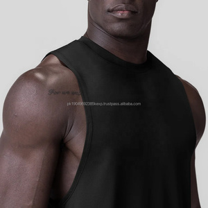 Débardeurs pour hommes, coupe ajustée, légers, coupe standard, débardeurs à séchage rapide, technologie anti-transpiration, col rond, stringer, utilisation en salle de sport, tendance - Product Image 3