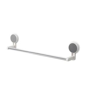 Stainless Steel Rectangular Folding Towel Rack 180° Rotatable Wall Mounted Bathroom Towel Holder Durable <b>Chrome</b> Color - Product Image 4