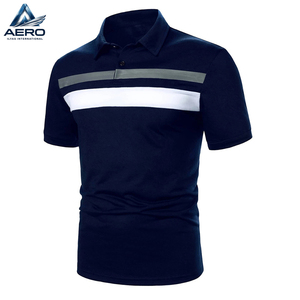 Color Block <b>Half</b> <b>Button</b> Polo <b>Shirt</b> In Reasonable Price With Own Logo Highest Quality Soft Touch Fabric Men Wear Polo <b>Shirts</b> - Product Image 3
