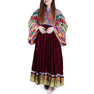 Vestido Afgano Kuchi para Mujer, Tradicional, Tribal, Bordado, Maxi, Hecho a Medida, Proveedor OEM - Product Image 3