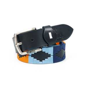 Factory Wholesale Custom Genuine Leather Polo <b>Belt</b> <b>Mens</b> Hand <b>Woven</b> Gaucho <b>Belt</b> Custom Brass Hardware OEM Bags Cases LPB-0110 - Product Image 5