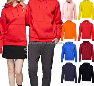 330 GSM Hoodie Heavyweight Coton Polyester Mix Sweatshirts Sweat à capuche personnalisé Tricoté Blanc Pull Sweat - Product Image 2