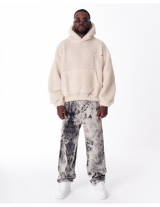 Sweat à capuche de haute qualité 100% coton, style streetwear, anti-rétrécissement, pour hommes, en vente à bas prix - Product Image 6