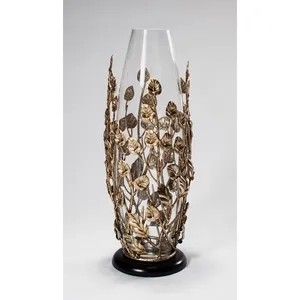 Florero Decorativo de Hierro Contemporáneo, Colección de Interiores Elegante para el Hogar, Diseño Costero Premium Hecho a Mano, Ecológico ZAHID - Product Image 1