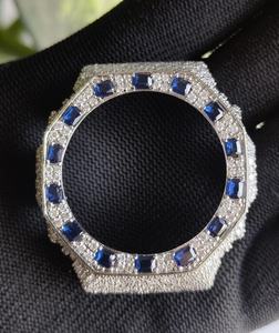 Kit de Modificación de Caja de Reloj con Cristales Incrustados Estilo Rap, Reloj Urbano de Lujo Octagonal, Colección de Relojes con Diamantes Cultivados en Laboratorio - Product Image 1