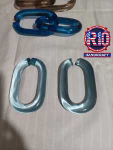 Conjunto de conectores colgantes amarillos de resina de alta resistencia para columpios de parque infantil, equipo de suspensión multipunto para exteriores - Product Image 6