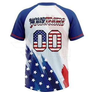 Latest Style Wholesale <b>Baseball</b> Two Button Shirts Design Your Own Product <b>Baseball</b> Two Button Shirts - Product Image 6