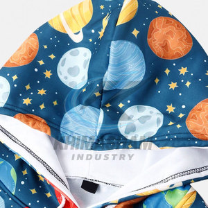 Sweat-shirts à capuche décontractés d'hiver, coupe confortable, en tissu polaire, sublimation, séchage rapide et respirant pour un confort quotidien - Product Image 2