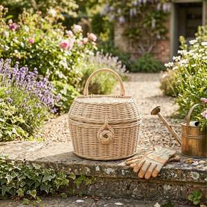 Cesta de Mimbre Artesanal con Cierre - Product Image 4