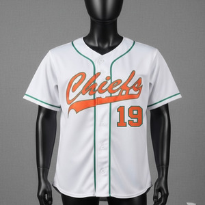 Maillots de baseball personnalisés pour équipes, grandes tailles, anti-UV, en Spandex/Polyester, ensemble complet d'uniformes d'entraînement - Product Image 2