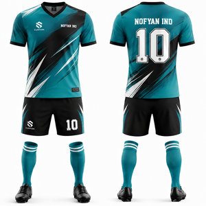 Factory Direct Custom Breathable Spandex Soccer Jerseys | Wholesale Football Teamwear Private Label Custom Logo Eco-Friendly - Product Image 1