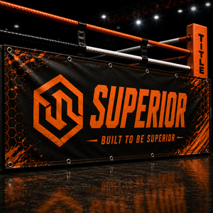 Bandera Perimetral a Todo Color para Ring de Boxeo, para Competiciones de Boxeo, para Visibilidad de Patrocinadores y Marca, Banderas de Alta Calidad - Product Image 1