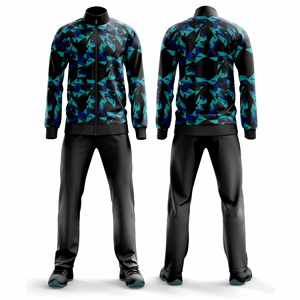 Conjunto Deportivo Profesional Personalizado de Poliéster, Chaqueta y Pantalones Premium para Entrenamiento, Precio de Fábrica - Product Image 1