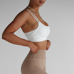 Sujetador deportivo sin costuras para yoga, de alto impacto, a prueba de golpes, fruncido, cómodo, transpirable, para entrenamiento, fitness, yoga, tallas grandes - Product Image 6