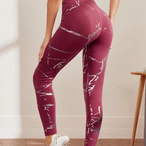 Women High Waist <b>Tummy</b> <b>Control</b> Fitness Yoga Pants Compression Stretchy Booty Workout Sport Tights Butt Lift Gym Seamless Legging - Product Image 3