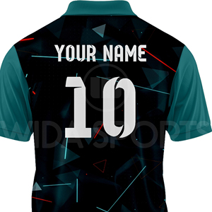 Latest 2026 Custom Cricket Shirt Jersey Manufacturer Breathable Quick Dry Uniform Sublimation Player <b>Name</b> Team 100% Polyester - Product Image 5