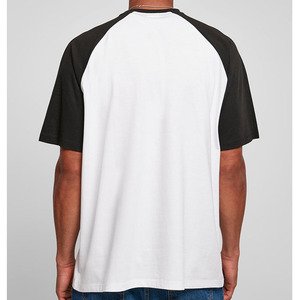 Camiseta Ringer Blanca Personalizada de Alta Calidad, 100% Algodón, Unisex, con Costuras en Contraste, Corte Holgado y Raglán para Hombre - Product Image 5