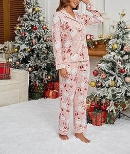 Pyjamas élégants pour femmes, ensembles de lingerie de nuit et vêtements de détente confortables pour chaque soirée, fabriqués au Bangladesh - Product Image 5