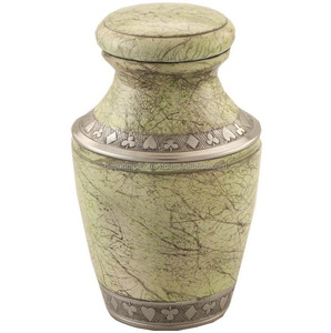 Oferta Exclusiva: Juego de Urnas Funerarias Modernas Hechas a Mano con Acabado de Aluminio y Patrón de Efecto Brillante - Product Image 2