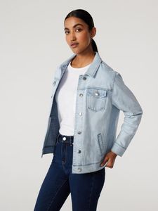 Light Blue Women Denim <b>Jacket</b> Lightweight Breathable Jean Coat for Summer - Product Image 3