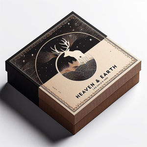 Custom <b>Brown</b> Paper Gift <b>Box</b> with Logo Magnetic Lid & Base Design, Sponge Liner, UV Print & Fully Customizable Packaging - Product Image 6