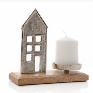 Silver Angel Tea light Holder Christmas Decoration <b>Wall</b> Hanging Candle Tea Light Holder - Product Image 5